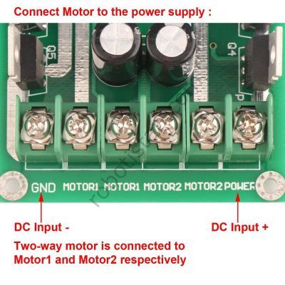 5-35V 30A Pair Motor Driver Board - 4