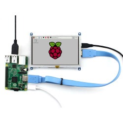 WaveShare 5 Inch HDMI Rezistif Dokunmatik LCD Ekran - 800x480 (B) - 3