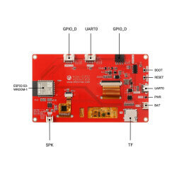 5.0 Inch ESP32 HMI TFT LCD Touch Display - Enclosed - 5