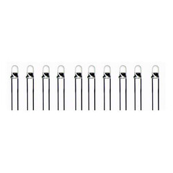 5 mm Şeffaf Beyaz Led Paketi - 10 Adet - 1
