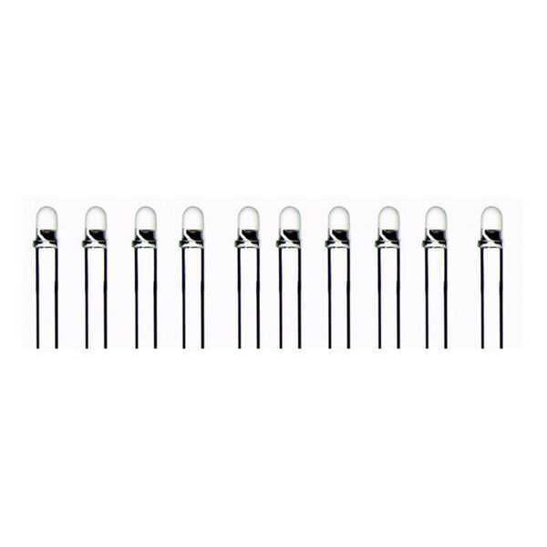 5 mm Şeffaf Beyaz Led Paketi - 10 Adet - 1