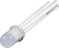 5 mm Şeffaf RGB Led - 2