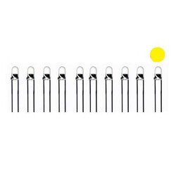 5mm Transparent Yellow Led Package - 10 - 1