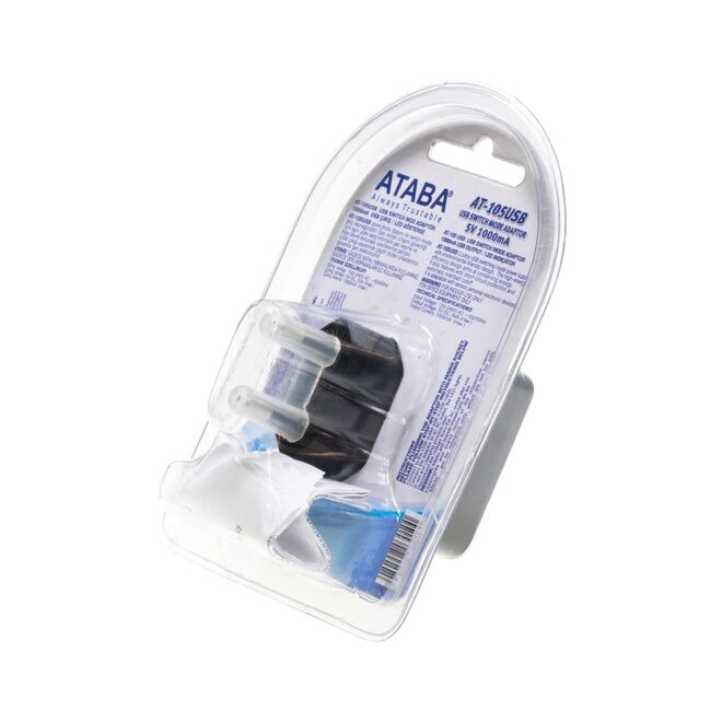 5V 1000mA Adapter with USB Output - AT-105USB - 5
