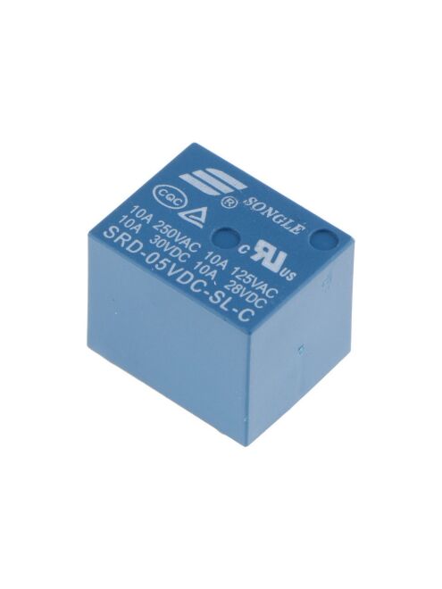5V 10A Single Contact Relay SRD-05VDC-SL-C - 1