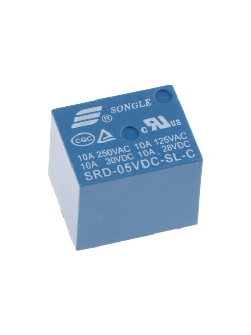 5V 10A Single Contact Relay SRD-05VDC-SL-C - 2