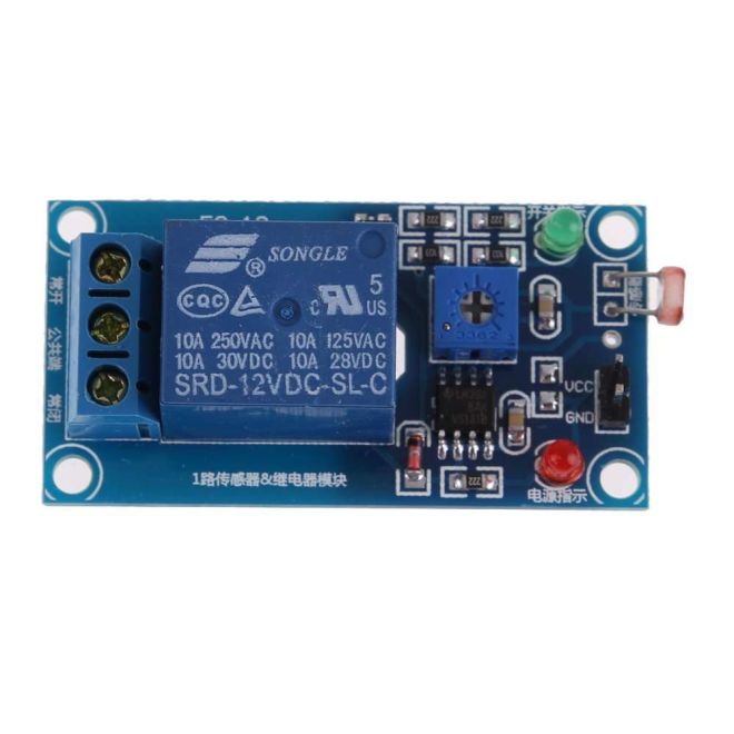 5V Single LDR Triggered Relay Board - 4