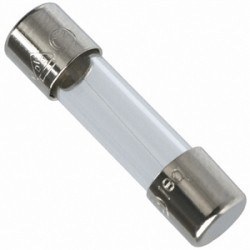 5x20mm 0.125A Glass Fuse 
