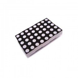 5x7 5mm Led Common Anode Dot Matrix - KPM-2057BSRND 