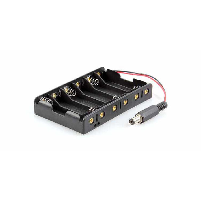 6-AA Battery Housing (Barrel Jack Output) - 1