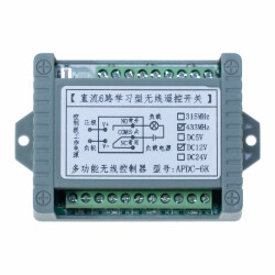 6 Channel 433 MHz Wireless RF Relay Board with Receiver - in Box - 3