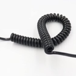 6 Damarlı Yaylı Spiral Kablo 1.2m 24AWG - 2