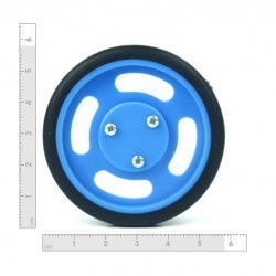 60x11 mm Kırmızı Renk Geçmeli Tekerlek Seti - 3
