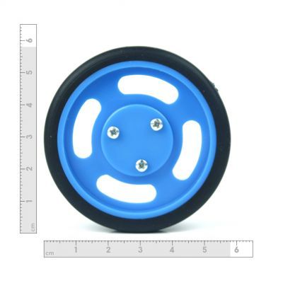60x11 mm Kırmızı Renk Geçmeli Tekerlek Seti - 3