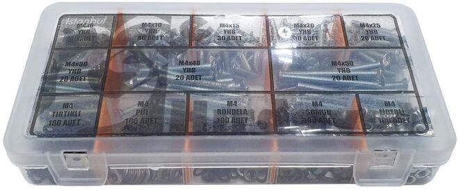 690 Piece M4 YHB Screw Set - 2