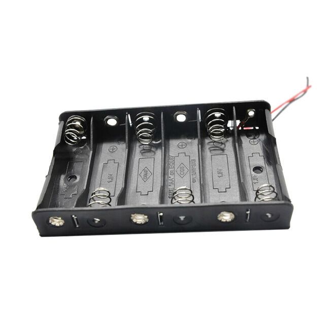 6'lı AA Pil Yuvası - Pil Yatağı - 1