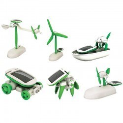 6'lı Güneş Enerjili Robot Eğitim Kiti (6-in-1 Educational Solar Kit) 
