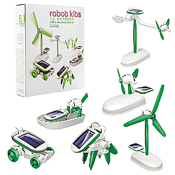 6'sı 1 Arada Eğitici Güneş Enerjili Robot Kiti - Robotistan
