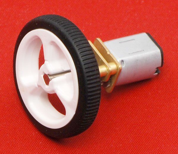 10:1 6 V 3000 RPM Karbon Fırçalı Redüktörlü Mikro DC Motor - 2
