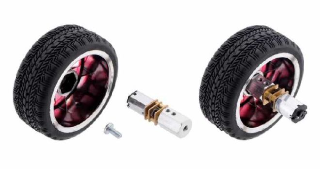 10:1 6 V 3000 RPM Karbon Fırçalı Redüktörlü Mikro DC Motor - 4