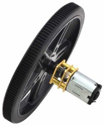 10:1 6 V 3000 RPM Karbon Fırçalı Redüktörlü Mikro DC Motor - 5