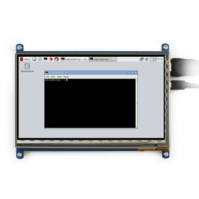 WaveShare 7 Inch HDMI Kapasitif Dokunmatik LCD Ekran - 1024x600 (C) - 3
