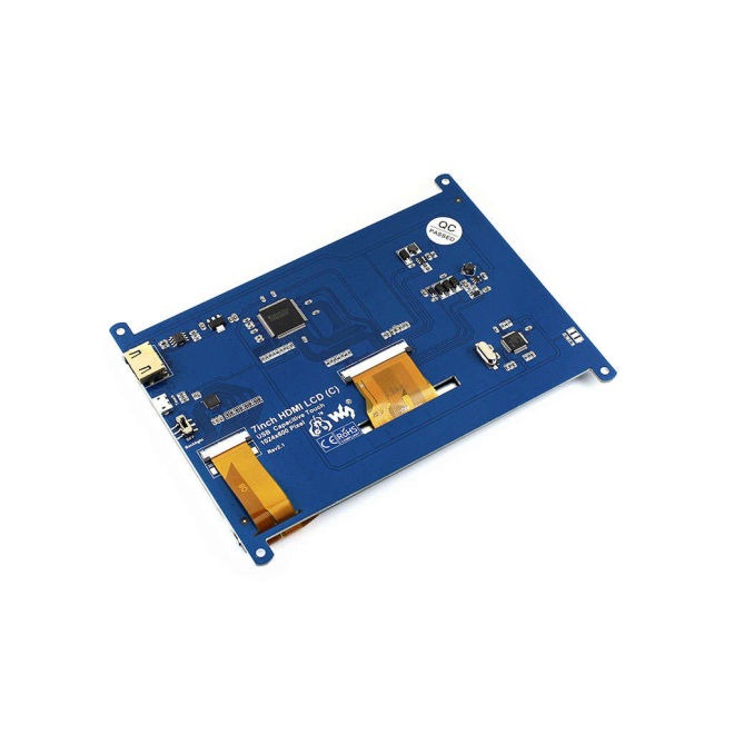 WaveShare 7 Inch HDMI Kapasitif Dokunmatik LCD Ekran - 1024x600 (C) - 8