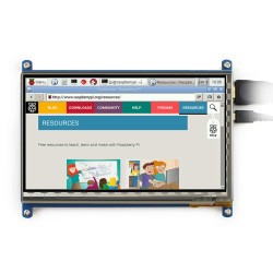 WaveShare 7 Inch HDMI Kapasitif Dokunmatik LCD Ekran - 800x480 (B) - 2
