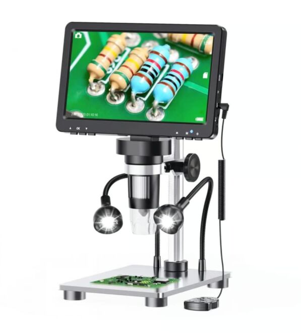 7 Inç 1200X USB 12MP Dijital Mikroskop - Ledli - 1