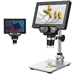 7 Inç 1200X USB 12MP Dijital Mikroskop - Ledli - 2