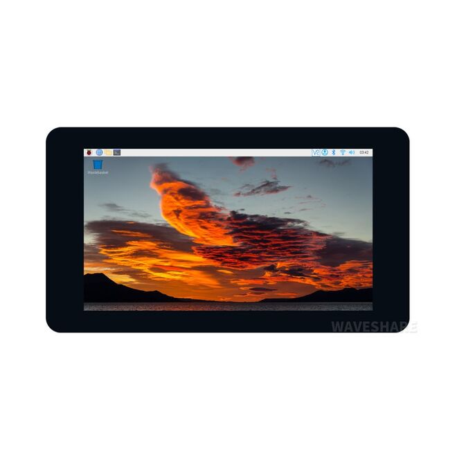 7-inch Capacitive Panel Display Module for Raspberry Pi - 800×480 Pixels - DSI Interface - 1