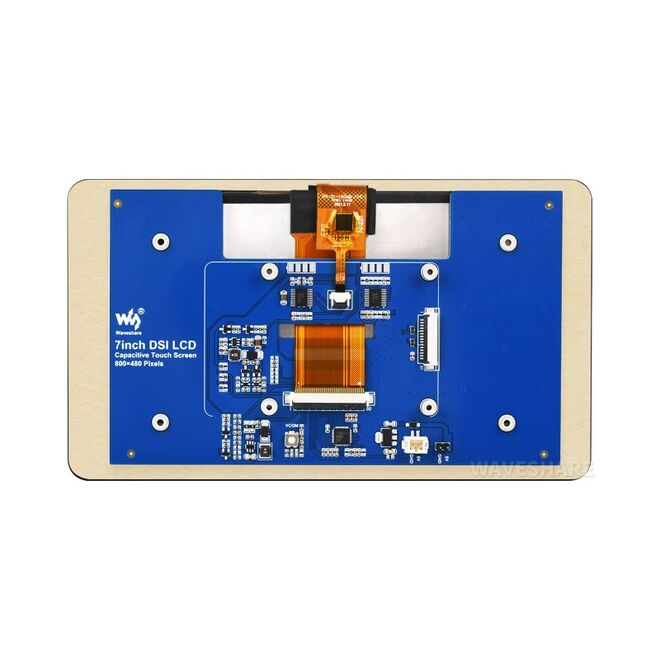 7-inch Capacitive Panel Display Module for Raspberry Pi - 800×480 Pixels - DSI Interface - 3