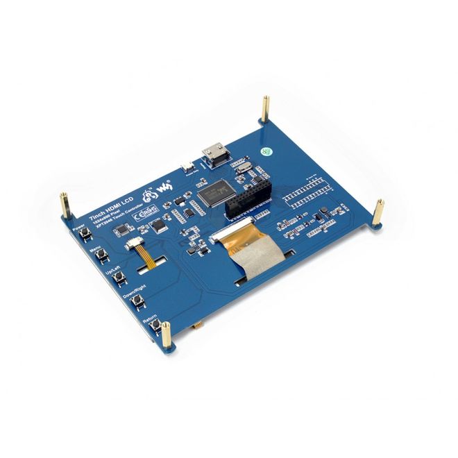 7 inch HDMI Resistive Touch LCD - 1024x600 - 4