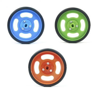 70x11mm Green Wheel Set - 4