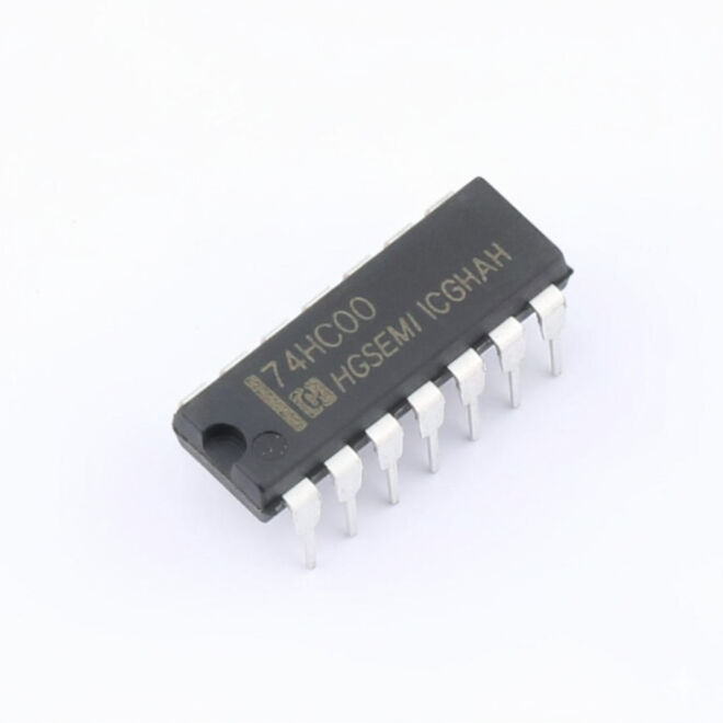 74HC00N - Quad 2-Input NAND Invertör ve Kapı Entegresi - 1