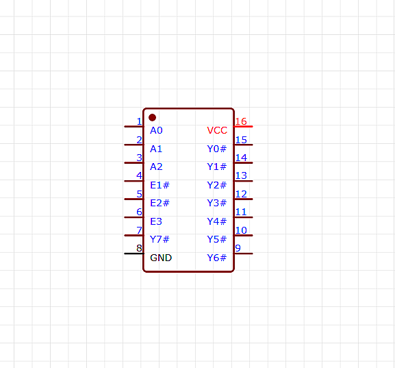 74HC138D 3-to-8 Demultiplexer/Dekoder Entegresi - SOP-16 - 2
