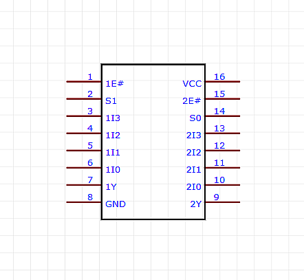 74HC153D,653 - SOIC-16 - 2