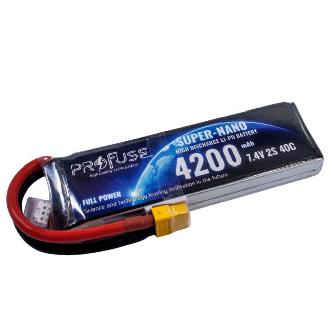 7.4V 2S Lipo Pil-Batarya 4200mAh 40C - 1
