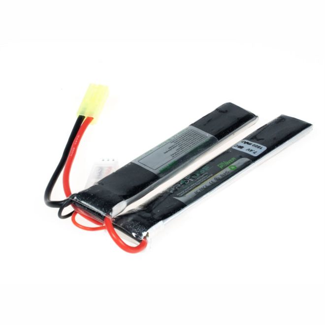 7,4V 2S Airsoft Lipo Batarya-Pil 1500mAh 25C - (6x20x128x2) - 4
