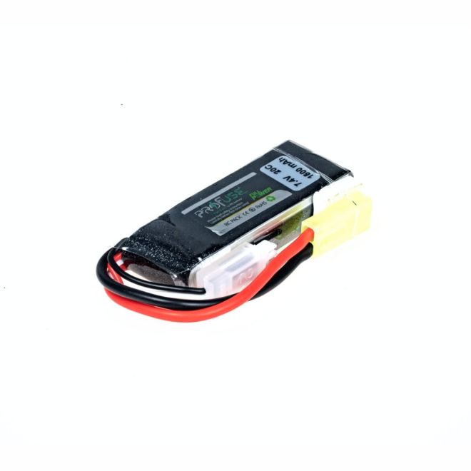 7.4V Airsoft Lipo Battery 1500mAh 20C - (16x25x67) - 1