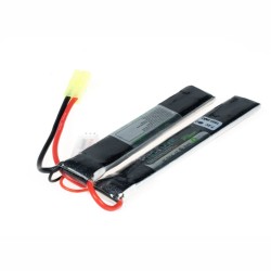 7.4V Airsoft Lipo Battery 1500mAh 25C - (6x20x128x2) - 4