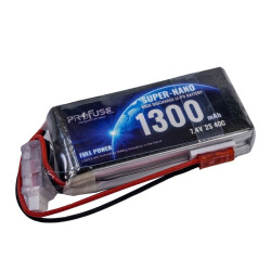 7,4V Lipo Battery 1300mAh 40C 