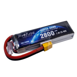 7,4V Lipo Battery 2800mAh 40C 