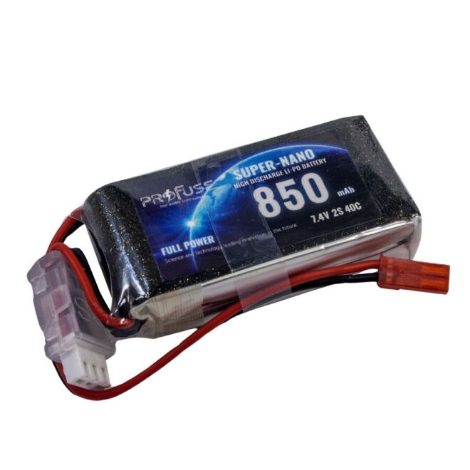 7,4V Lipo Battery 850mAh 40C - 1