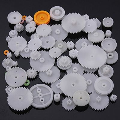 75 Parça Plastik Dişli Çark Seti (DC Motor - DIY - Hobi Seti) - 3