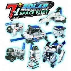 7'li Güneş Enerjili Uzay Filo Robot Eğitim Kiti (7-in-1 Solar Space Fleet kit) - China