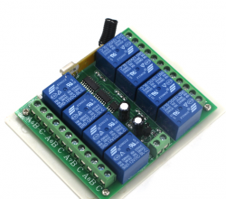 8 Channel 433 MHz Wireless RF Receiver Relay Board - with Box - 4