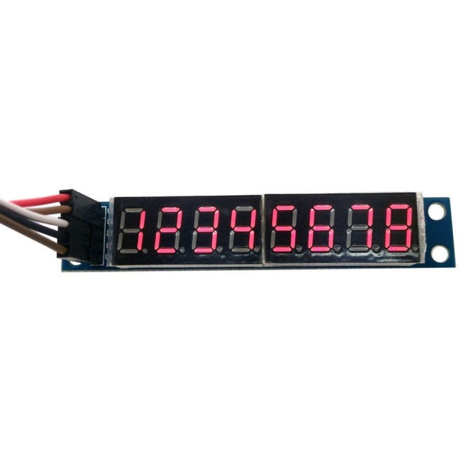 8 Character 7 Segment SPI Display - 3