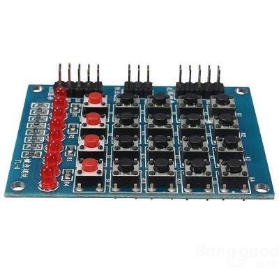8 Led'li 4x4 Keypad Modül - Tuş Takımı Modül - 1