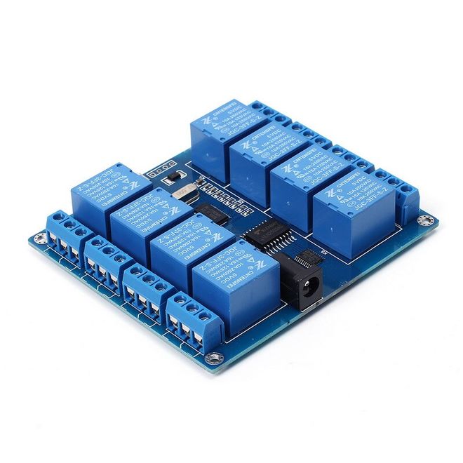 8 way 5 V Serial Control Relay Module (Micro USB & Pin) - 3